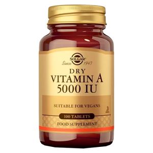 Vitamina A seca 5000 UI de Solgar