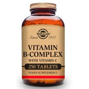 Vitamina B-complex con Vitamina C de Solgar (250 comprimidos)