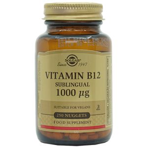 Vitamina B12 1000 mcg de Solgar - 250 comprimidos