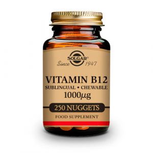 Vitamina B12 1000 mcg de Solgar - 250 comprimidos