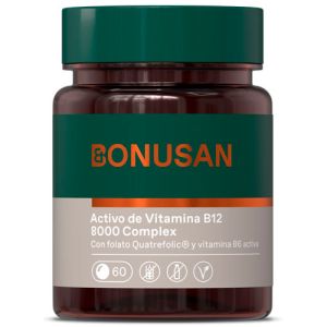 Vitamina B12 activa 8000 Complex de Bonusan