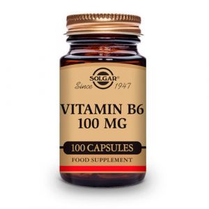 Vitamina B6 100 mg (Piridoxina) de Solgar