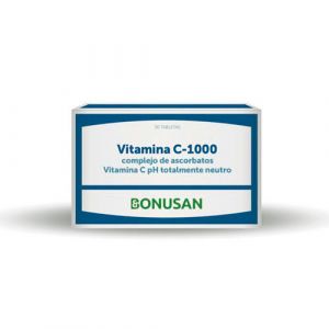 Vitamina C-1000 Complejo de Ascorbatos de Bonusan (30 comprimidos)