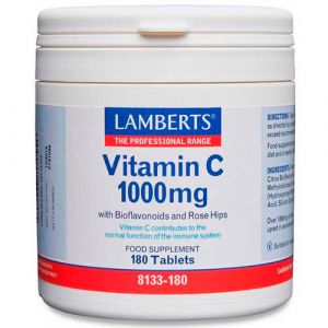Vitamina C 1000 mg de Lamberts - 180 comprimidos