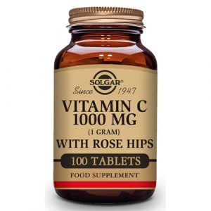 Vitamina C 1000 mg con Rose Hips - 100 comprimidos