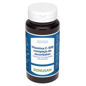Vitamina C-500 Complejo de Ascorbatos de Bonusan