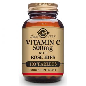 Vitamina C 500 mg con Rose Hips de Solgar