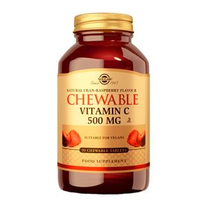 Vitamina C 500 mg de Solgar (Frambuesa)