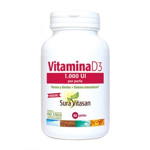 Vitamina D3 1000 UI Sura Vitasan (60 perlas)