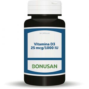 Vitamina D3 25 mcg / 1000 IU de Bonusan