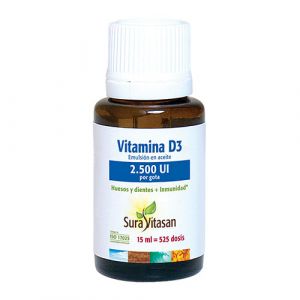 Vitamina D3 2500 UI Sura Vitasan (gotas)