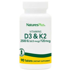 Vitaminas D3 & K2 de Nature's Plus