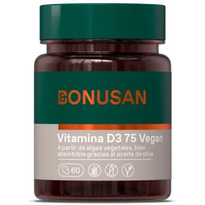 Vitamina D3 75 Vegan de Bonusan