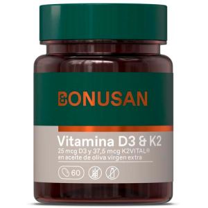 Vitamina D3 & K2 de Bonusan