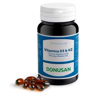 Vitamina D3 & K2 de Bonusan