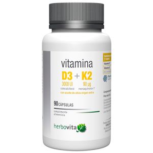 Vitamina D3+K2 de Herbovita