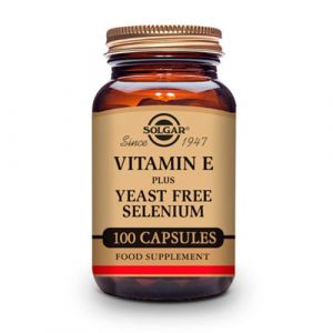 Vitamina E con Selenio de Solgar - 100 cápsulas