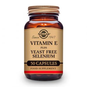 Vitamina E con Selenio de Solgar - 50 cápsulas