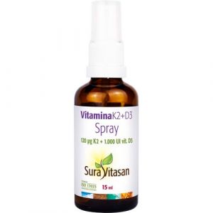 Vitamina K2+D3 Spray de Sura Vitasan