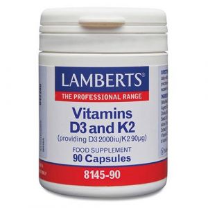 Vitaminas D3 y K2 de Lamberts