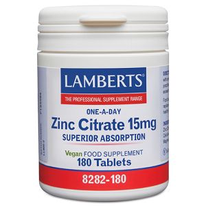 Zinc 15 mg (180 comprimidos) de Lamberts