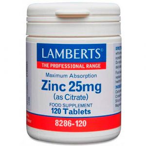 Zinc 25 mg de Lamberts