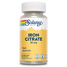 Hierro citrato 25 mg de Solaray