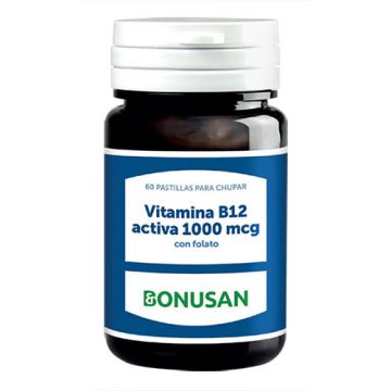 Vitamina B12 1000 mcg activa de Bonusan
