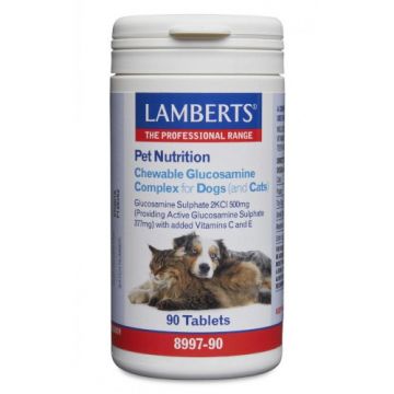 Complejo de Glucosamina para Perros y Gatos de Lamberts