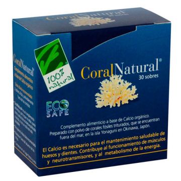 Coral Natural 30 sobres individuales de 100% Natural