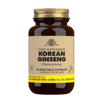 Ginseng Coreano  50 cápsulas de Solgar