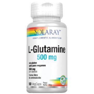 L-Glutamina 500 mg de Solaray