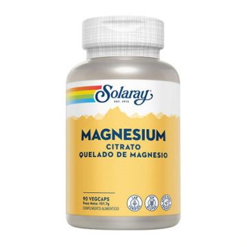 Magnesio (citrato) de Solaray - 90 cápsulas vegetales