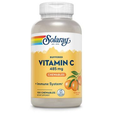 Vitamina C Masticable sabor Naranja de Solaray
