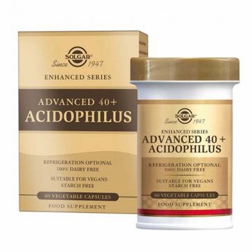 40 Plus Acidophilus Avanzado 60 cápsulas de Solgar