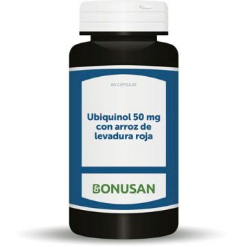 Ubiquinol 50 mg con arroz de levadura roja de Bonusan