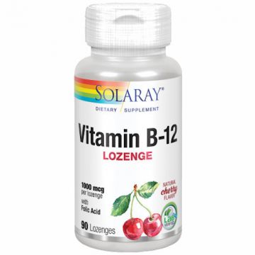 Vitamina B12 y Ácido Fólico de Solaray