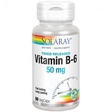 Vitamina B6 50 mg de Solaray