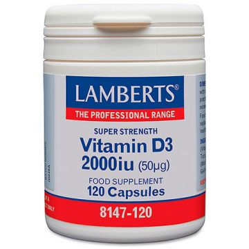 Vitamina D3 2000 UI (50 mcg) de LAMBERTS