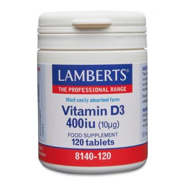 Vitamina D3 400 UI de Lamberts