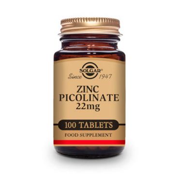 Zinc Picolinato 22 mg de Solgar